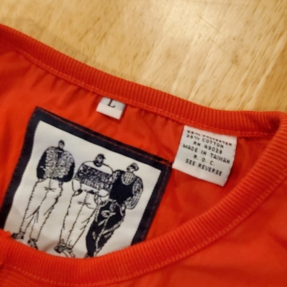 Red Vintage Giani Leone Men's Shirt Elastic Waist & Sleeve - Picture 4 of 7